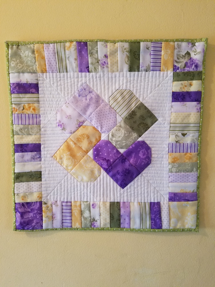 Heart Spin Mini Quilt